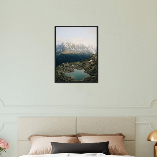 Canvanation Print Material 45x60 cm / 18x24″ Cadre Paysage Montagne Lac