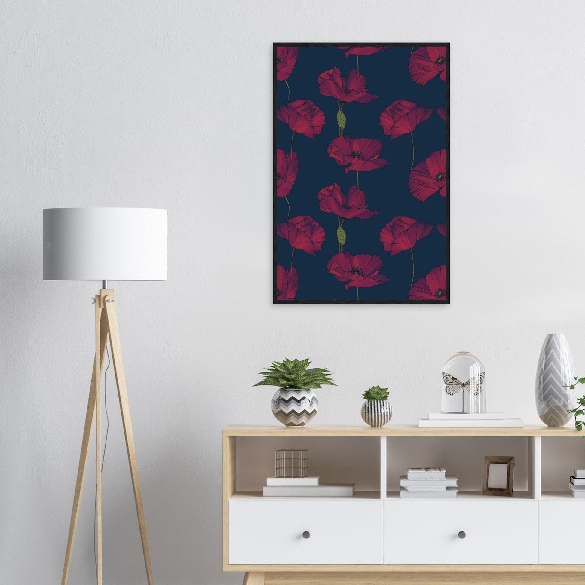 Canvanation Print Material Tableau De Coquelicot