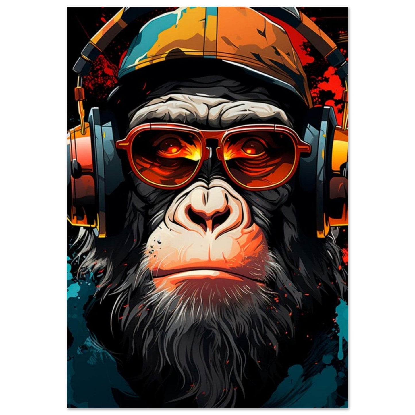 Canvanation Print Material 70x100 cm / 28x40″ Poster Singe Couleur