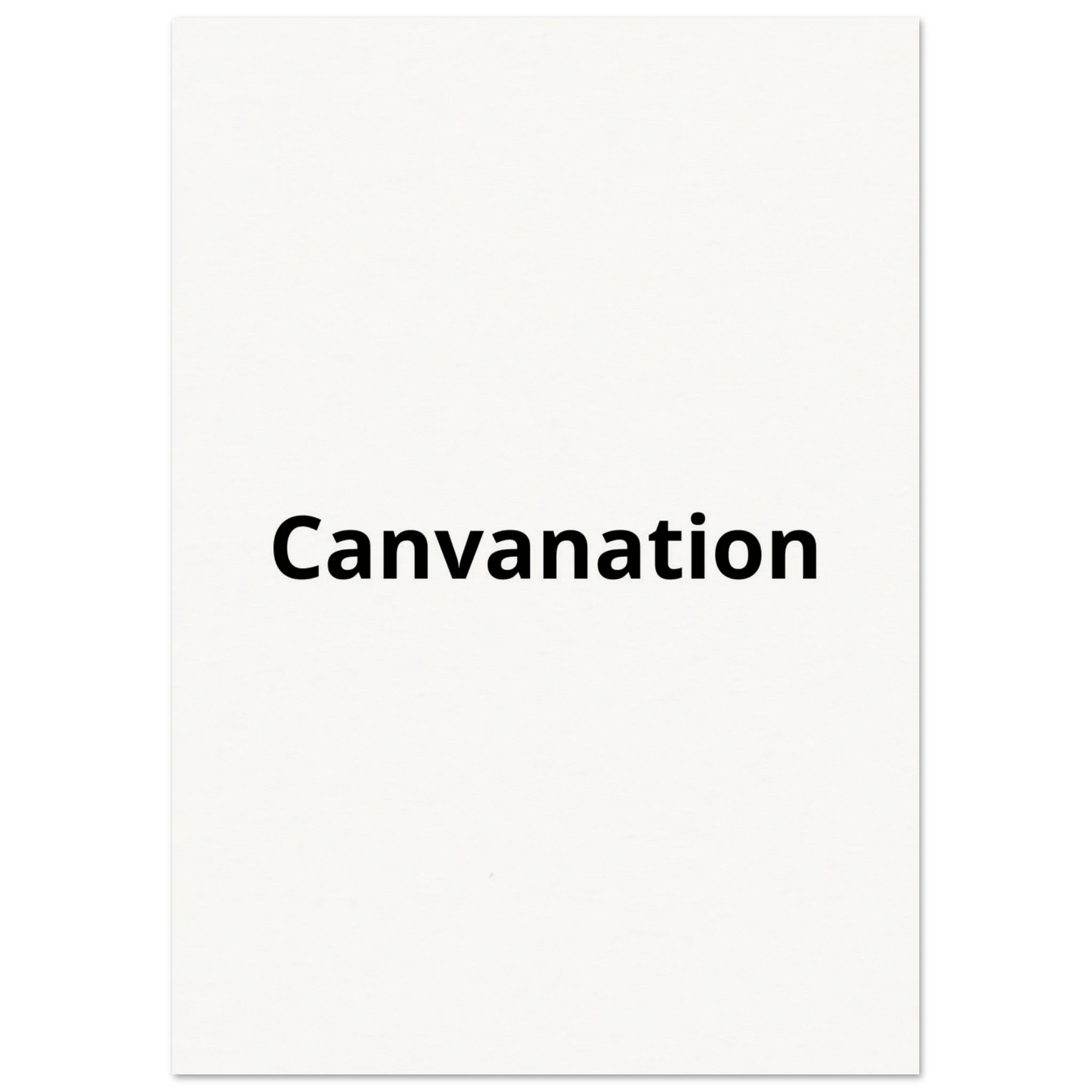 Canvanation Print Material 21x29.7 cm / 8x12" Poster Personnalisé HD
