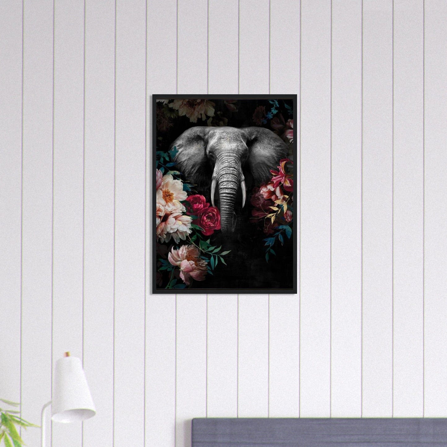 Canvanation Print Material 50x70 cm / 20x28″ Tableau Elephant Légendes Vivantes