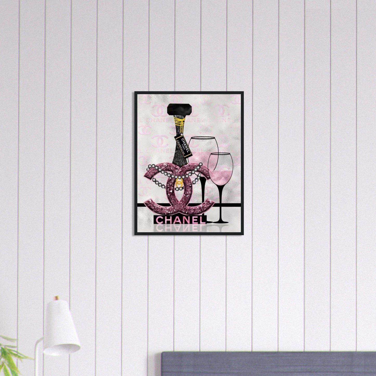 Canvanation Print Material 45x60 cm / 18x24″ Tableau Chanel Champagne