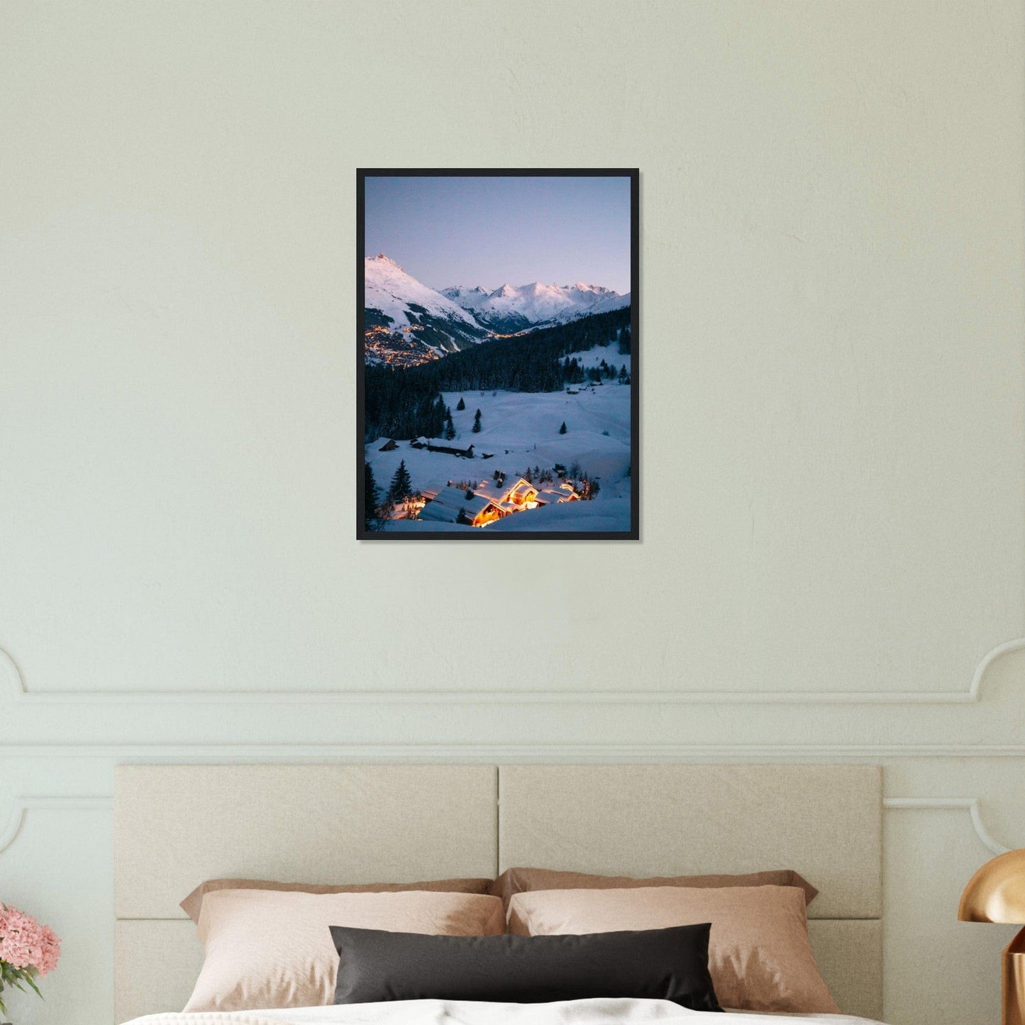 Canvanation Print Material 45x60 cm / 18x24″ Tableau Peinture Mont Blanc