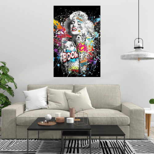 Canvanation Poster Street Art Femme Tatouage