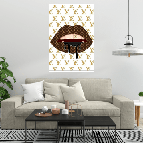 Gelato Print Material Affiche Louis Vuitton Levre