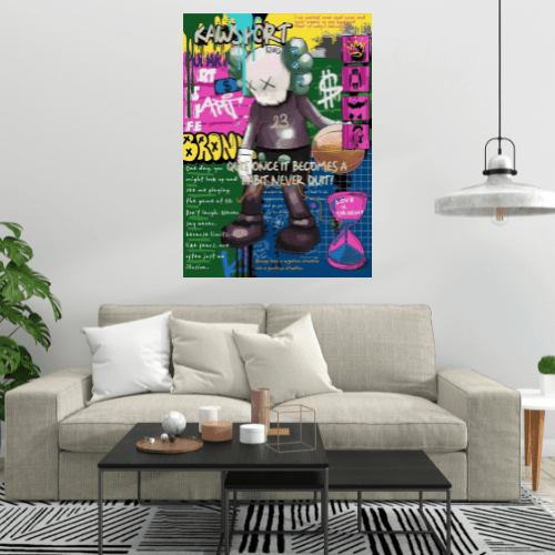 Canvanation Poster Street Art Kaws Magasine