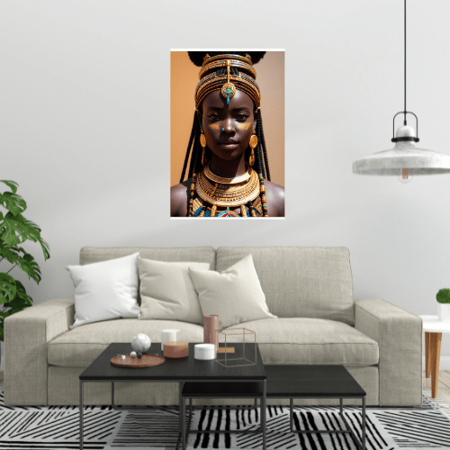 Gelato Print Material Affiche Africaine Moderne
