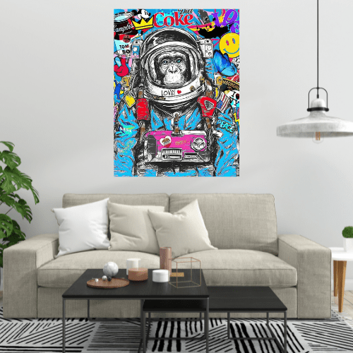 Canvanation Poster Street Art Singe Espace