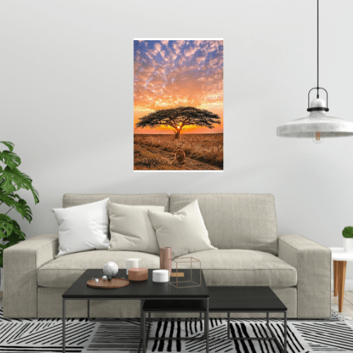 Gelato Print Material Peinture Affiche Africain
