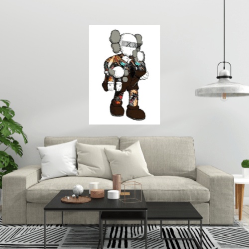 Canvanation Poster Street Art Peluche Kaws