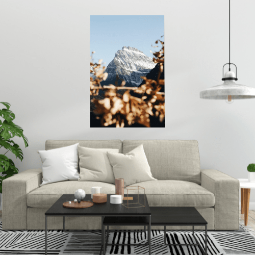 Gelato Print Material Peinture Montagne Moderne