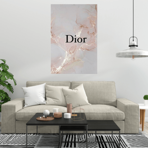 Gelato Print Material Affiche Dior Marbre
