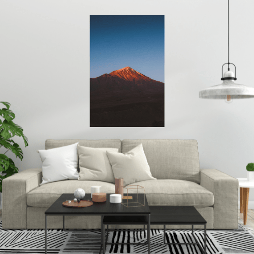 Gelato Print Material Paysage Montagne Peinture