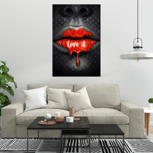 Gelato Print Material Affiche Louis Vuitton Love It
