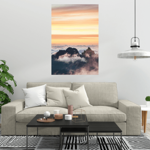 Canvanation Print Material Toile montagne Alpe