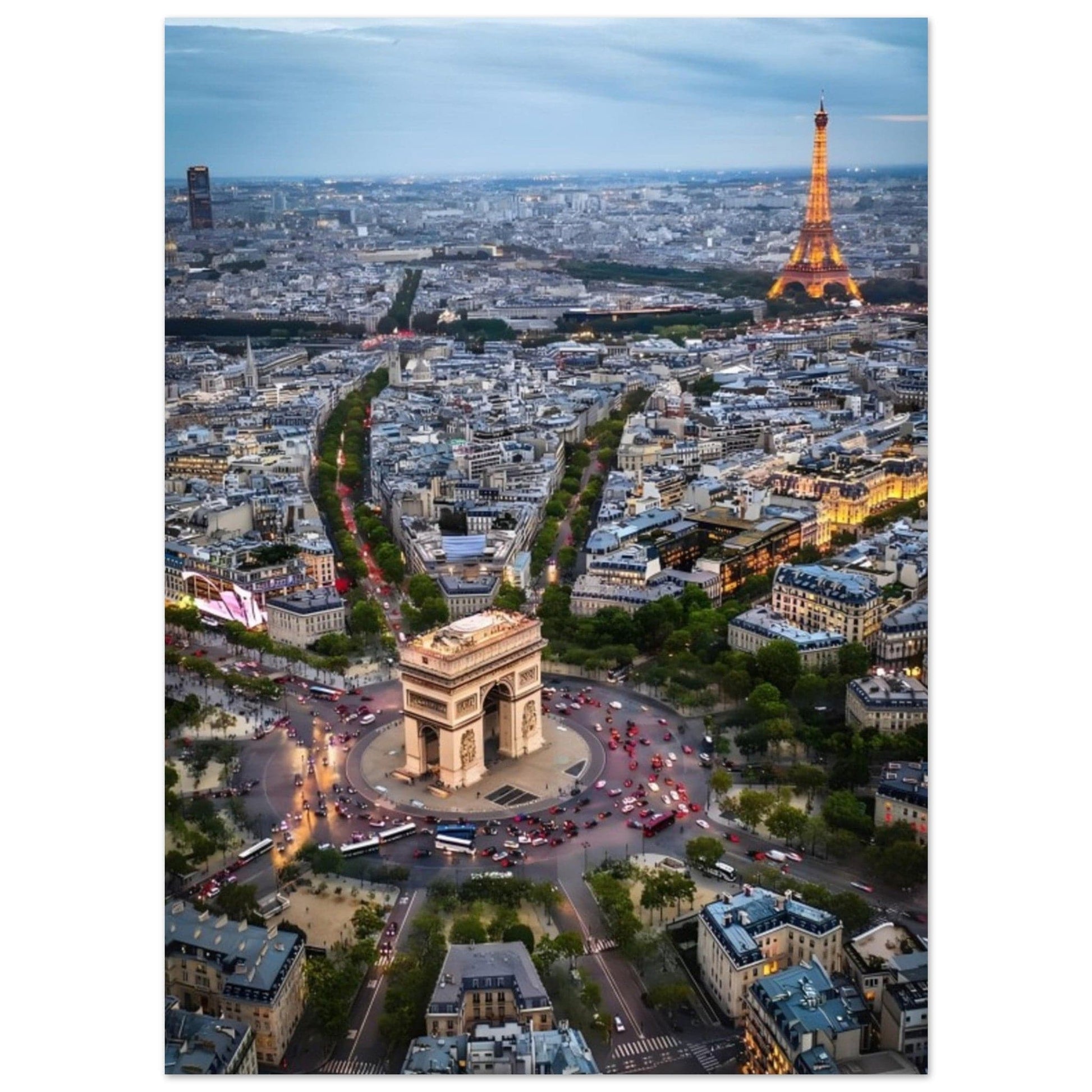 Canvanation Print Material 13x18 cm / 5x7″ Poster Ville de Paris