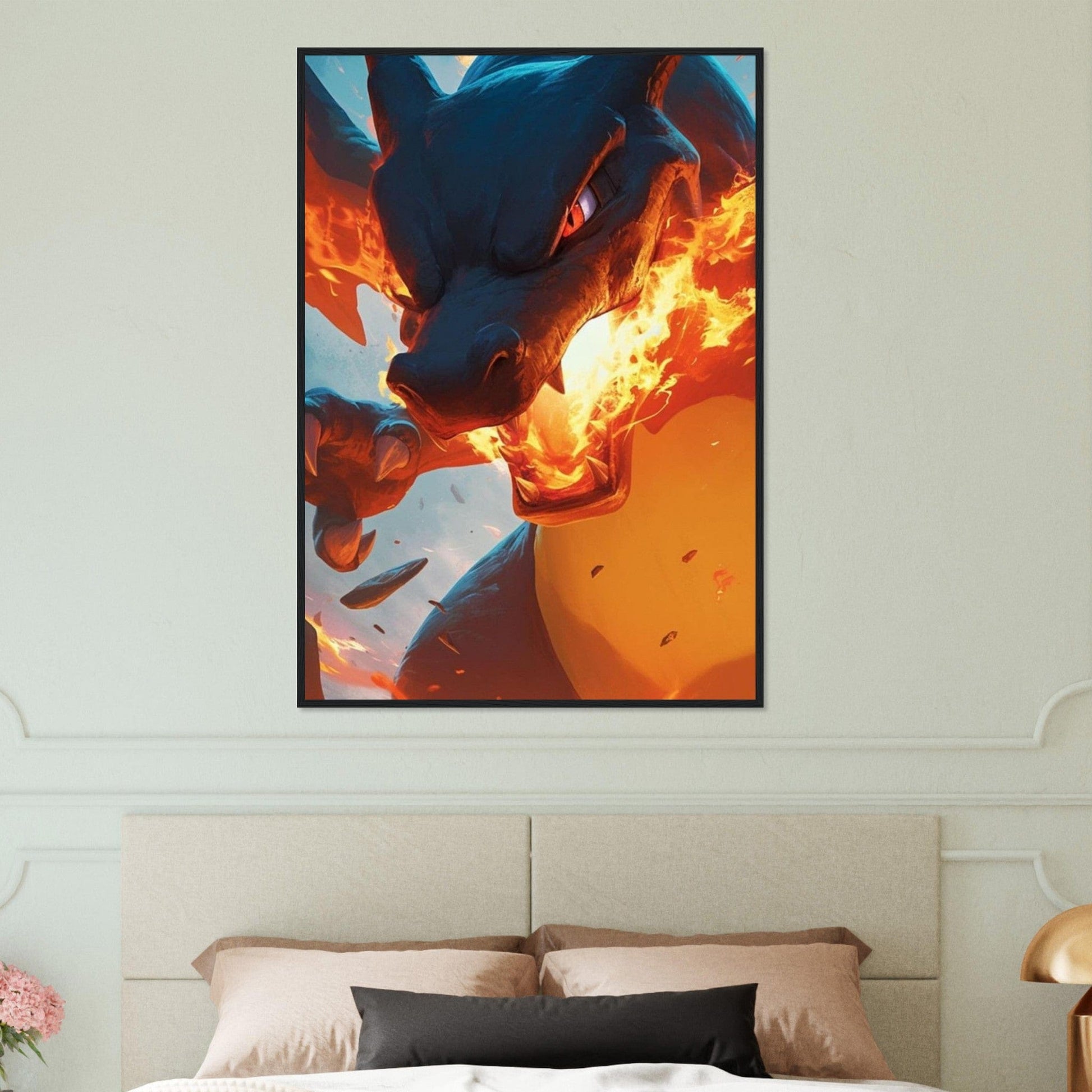 Canvanation Print Material Tableau Pokémon Dragon Feu