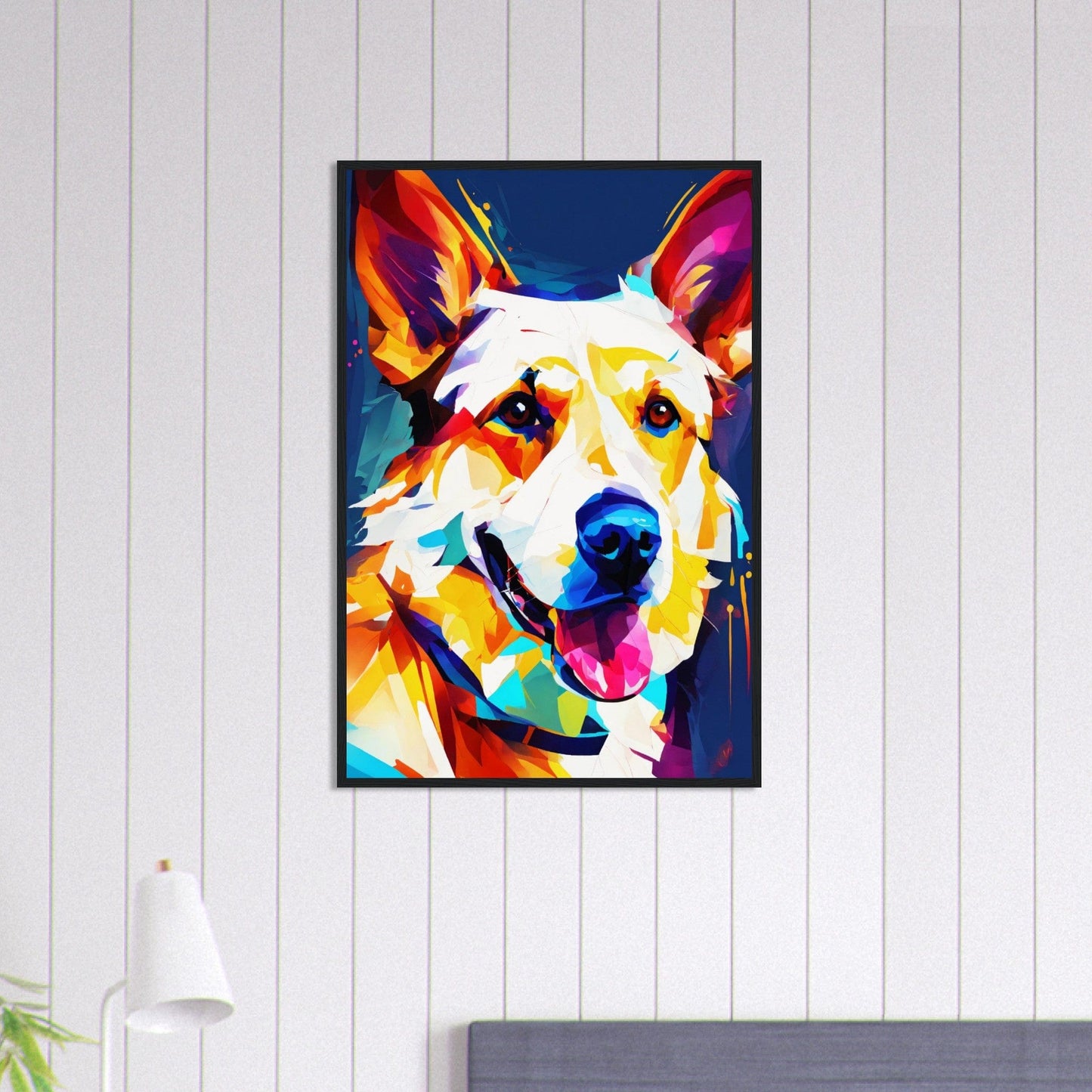 Canvanation Print Material 60x90 cm / 24x36″ Tableau Chien Esprit Libre
