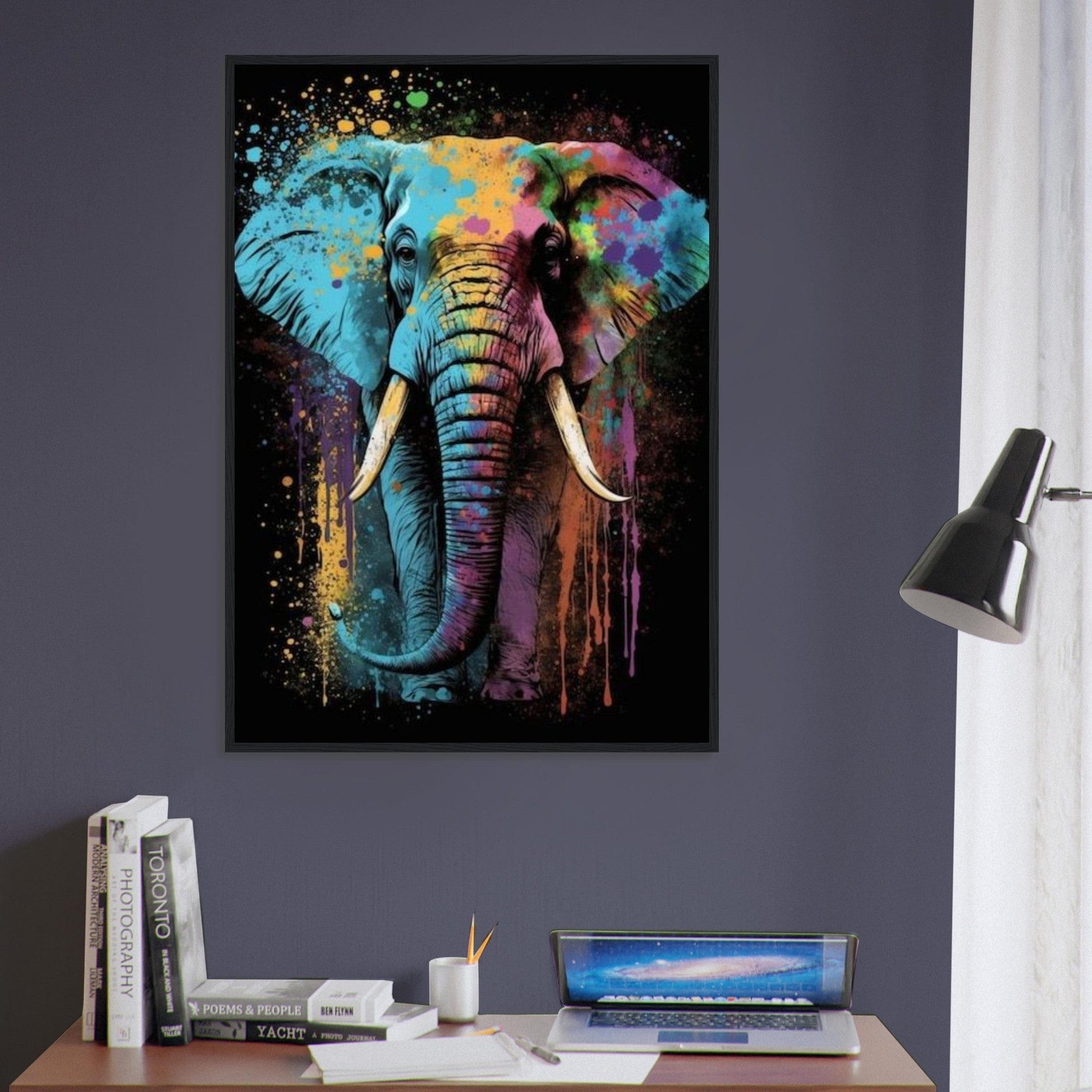 Canvanation Print Material Tableau Elephant Douceur Monumentale