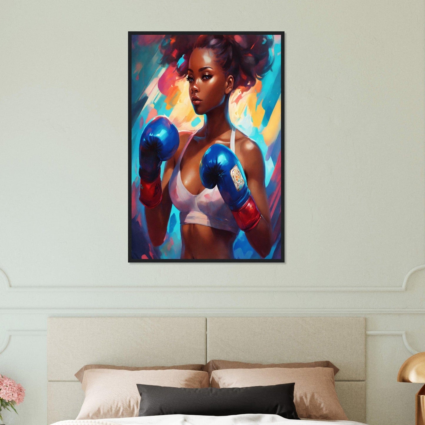 Canvanation Print Material 60x90 cm / 24x36″ Tableau Boxe Juliette