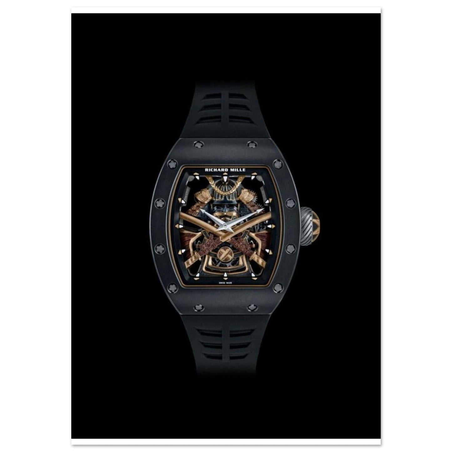 Canvanation Print Material A0 (84.1 x 118.9  cm) Poster Richard Mille Montre Or Médiéval