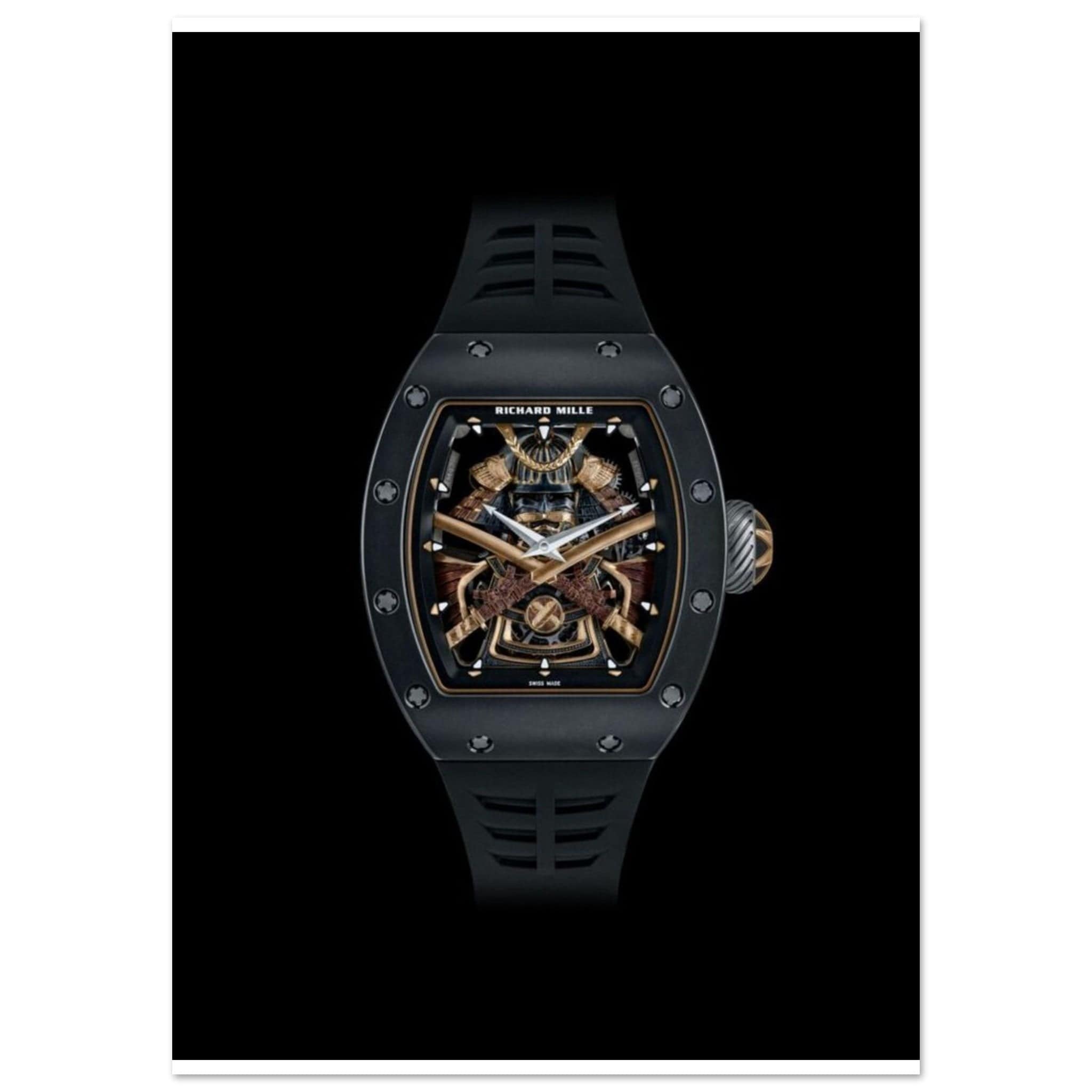 Canvanation Print Material A0 (84.1 x 118.9 cm) Poster Richard Mille Montre Or Médiéval
