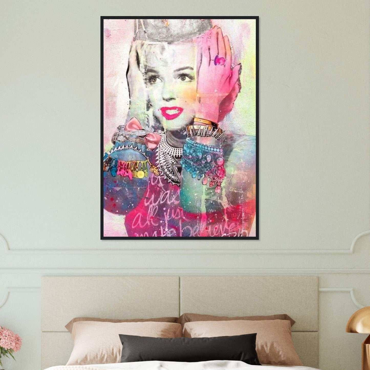 Canvanation Print Material Tableau Femme Street Art