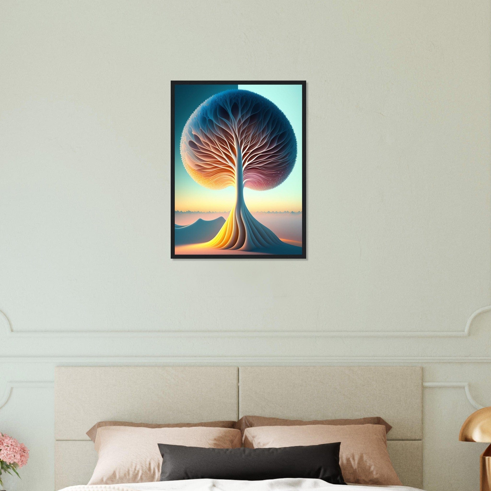 Canvanation Print Material 45x60 cm / 18x24″ Peinture Abstraite Arbre De Vie