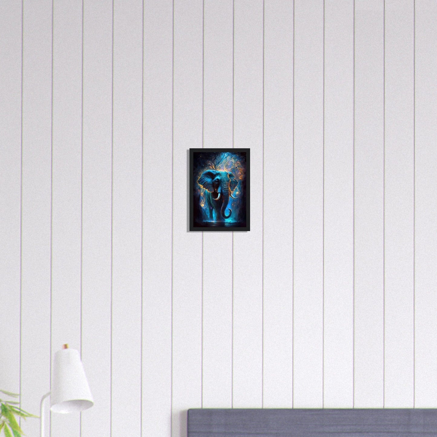 Canvanation Print Material A4 21x29.7 cm / 8x12″ Tableau Elephant Lueur Crépusculaire