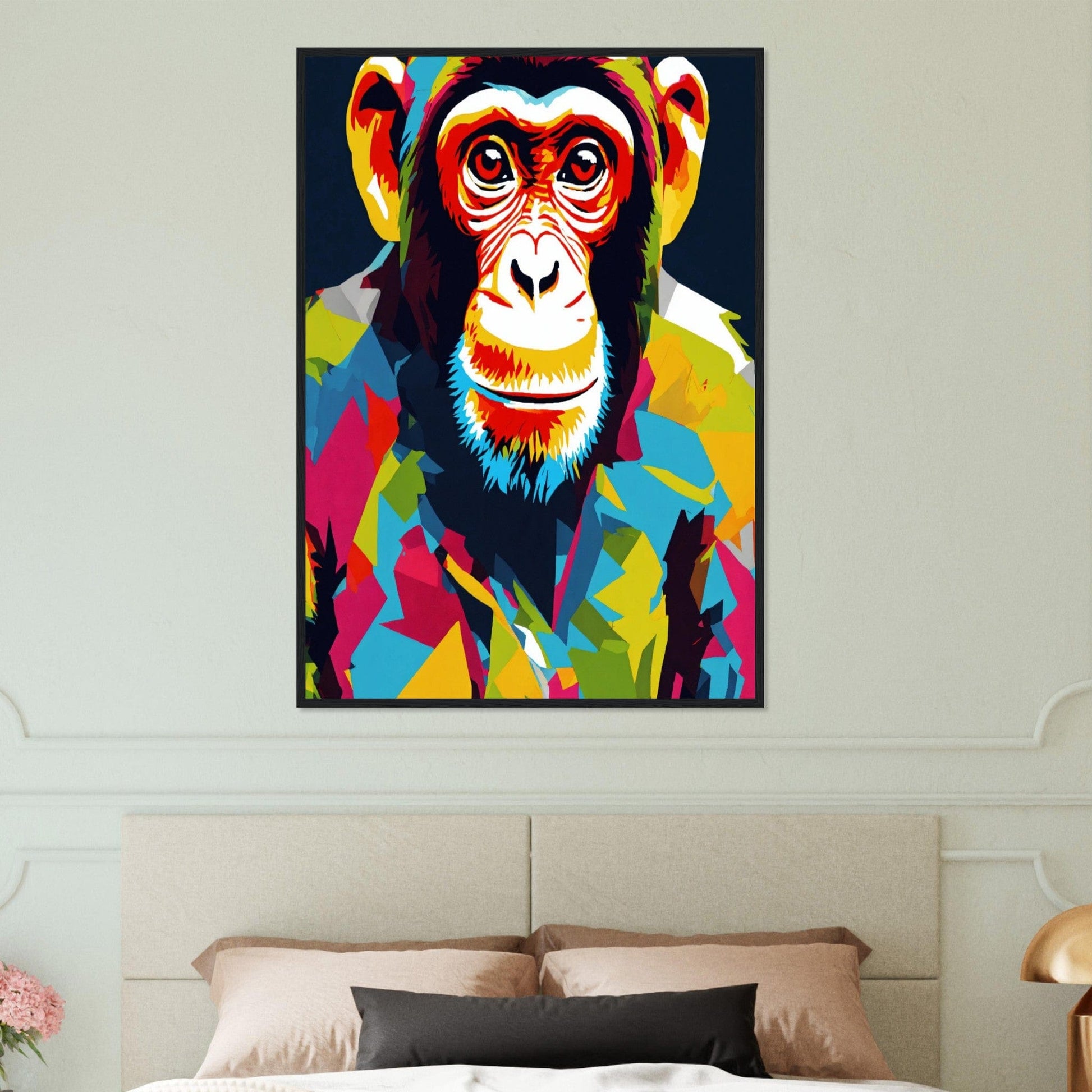 Canvanation Print Material Tableau Singe Sagesse Primitif