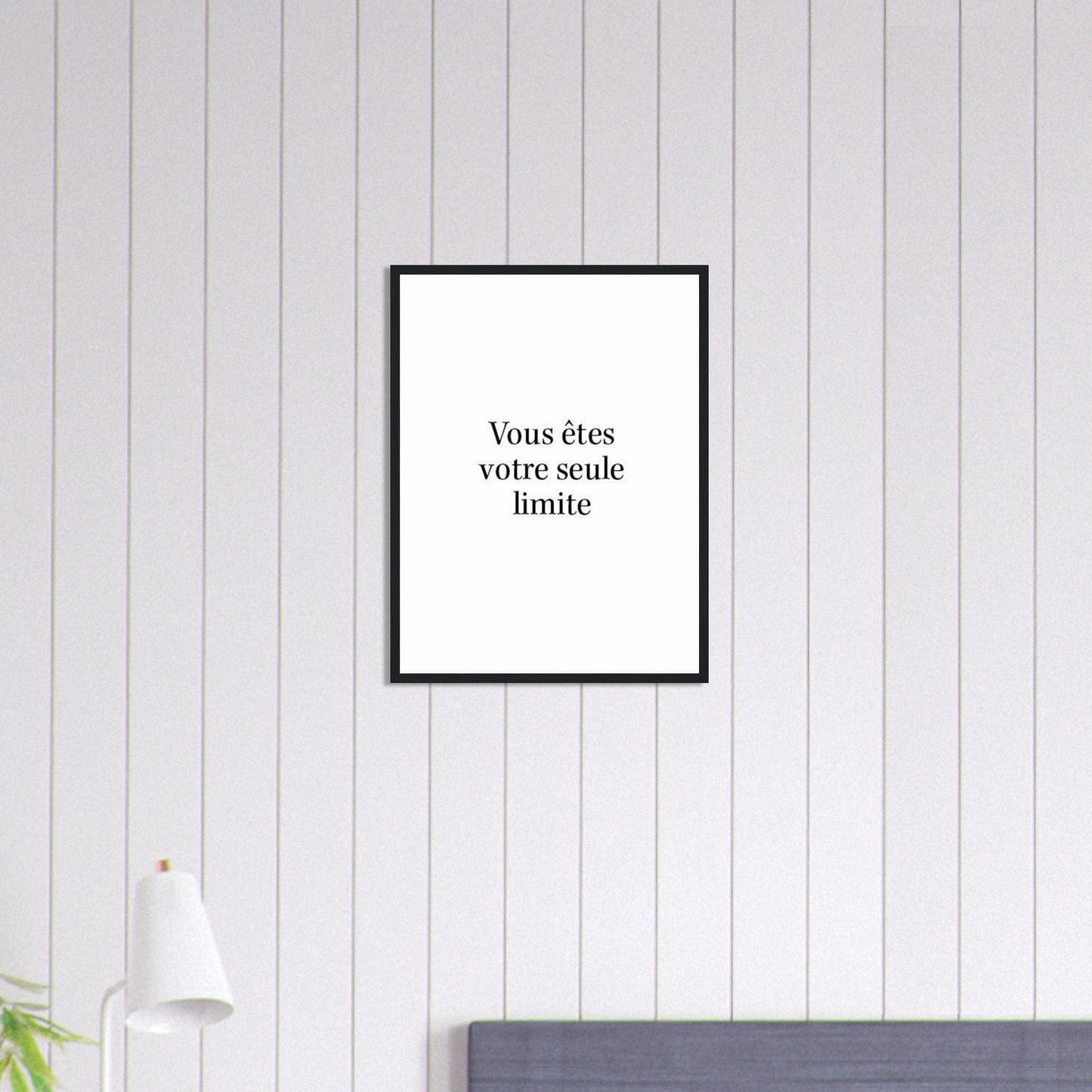 Canvanation Print Material 45x60 cm / 18x24″ Tableau Citation Minimaliste