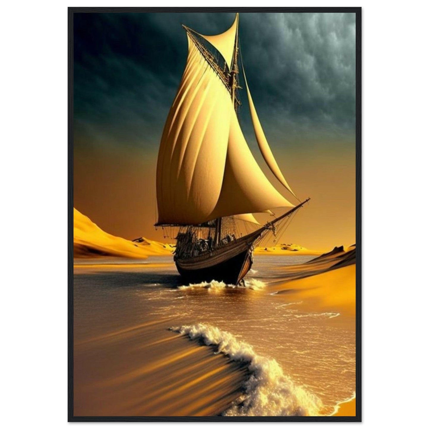 Gelato Print Material 70x100 cm / 28x40″ Tableau Peinture Voilier