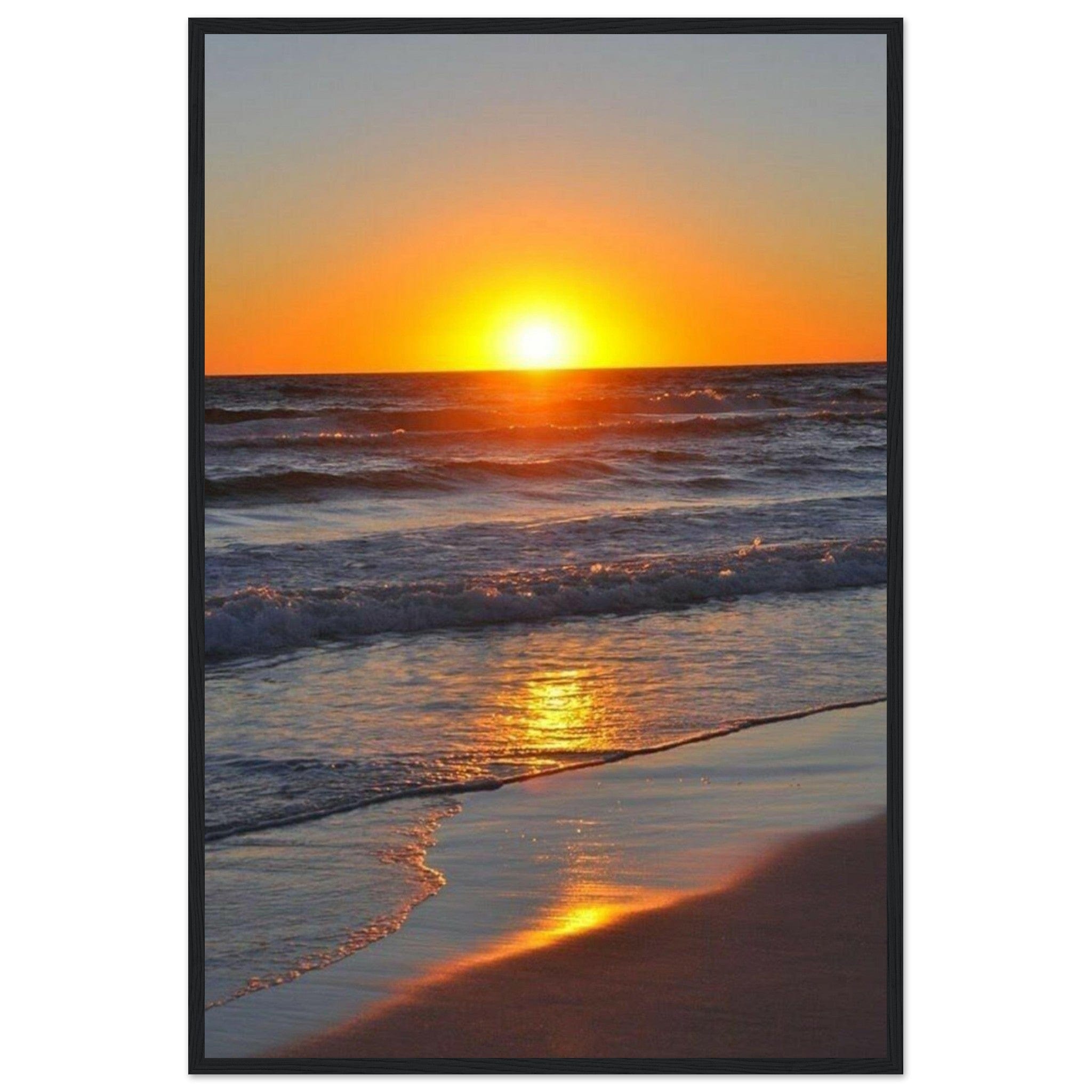 Gelato Print Material 60x90 cm / 24x36″ Peinture Mer Coucher De Soleil