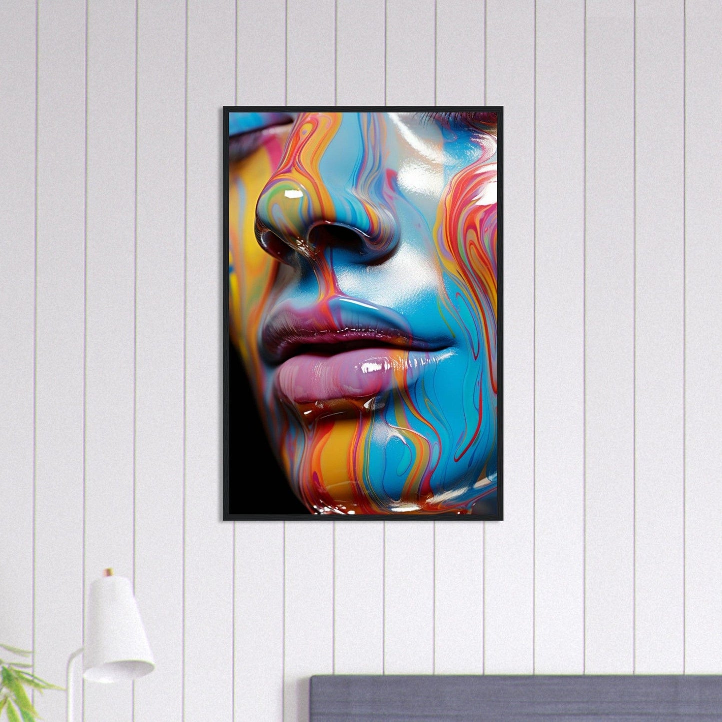 Canvanation Print Material 60x90 cm / 24x36″ Tableau Femme Mélange de Peinture