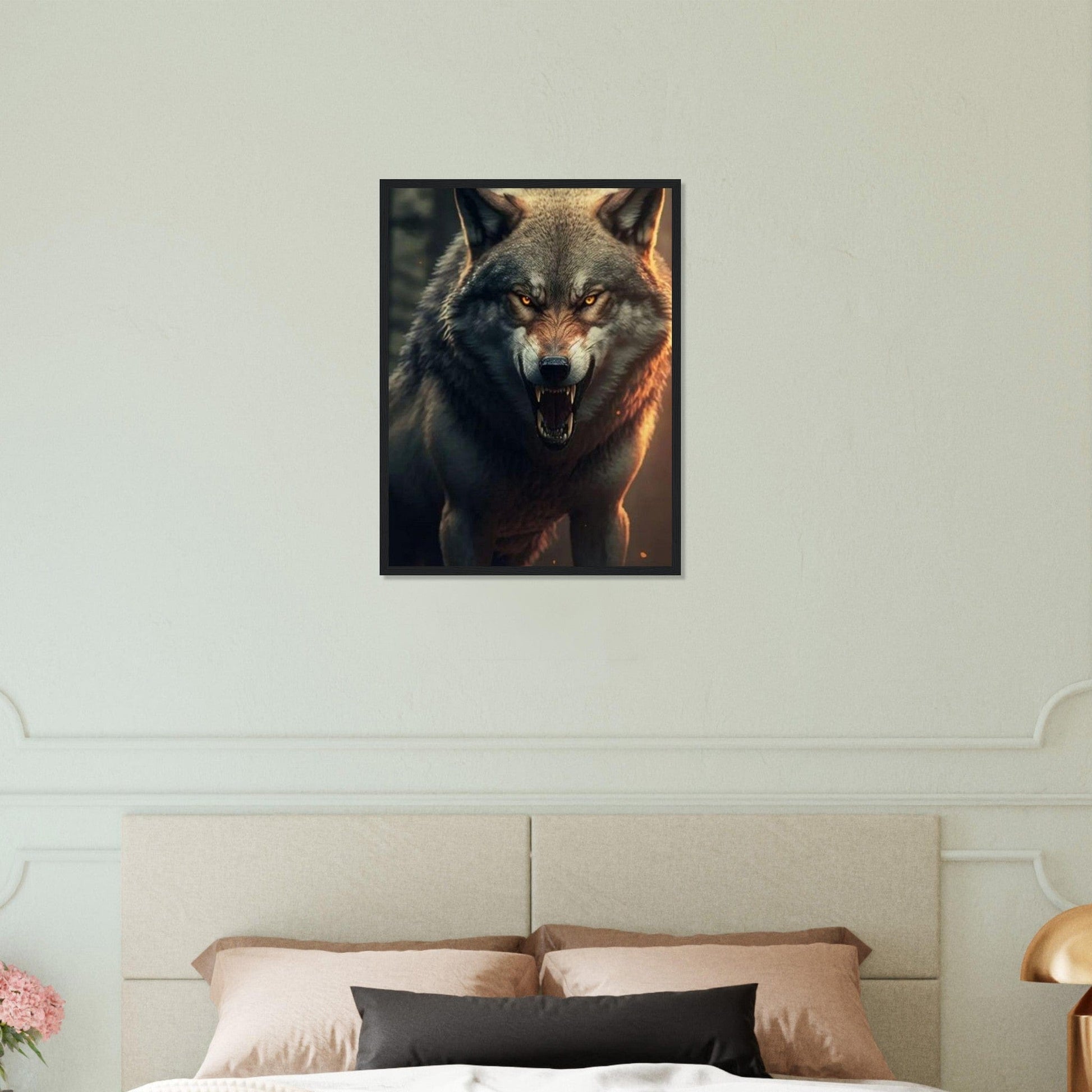 Gelato Print Material Tableau Loup Enragé