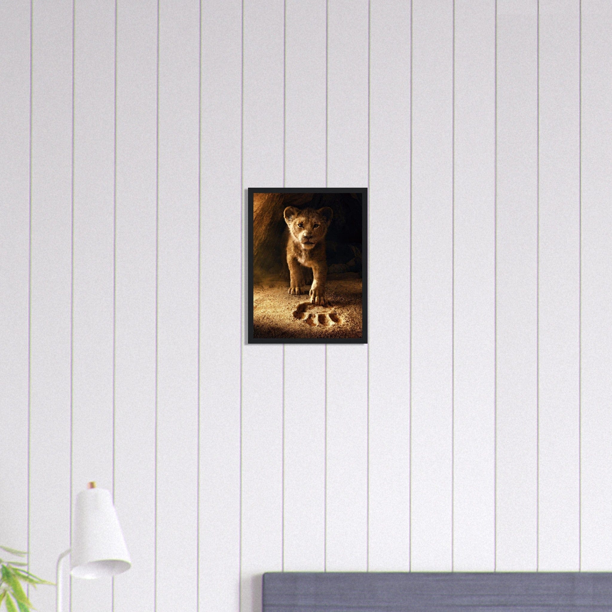 Canvanation Print Material 30x40 cm / 12x16″ Tableau Street Art Petit Lion