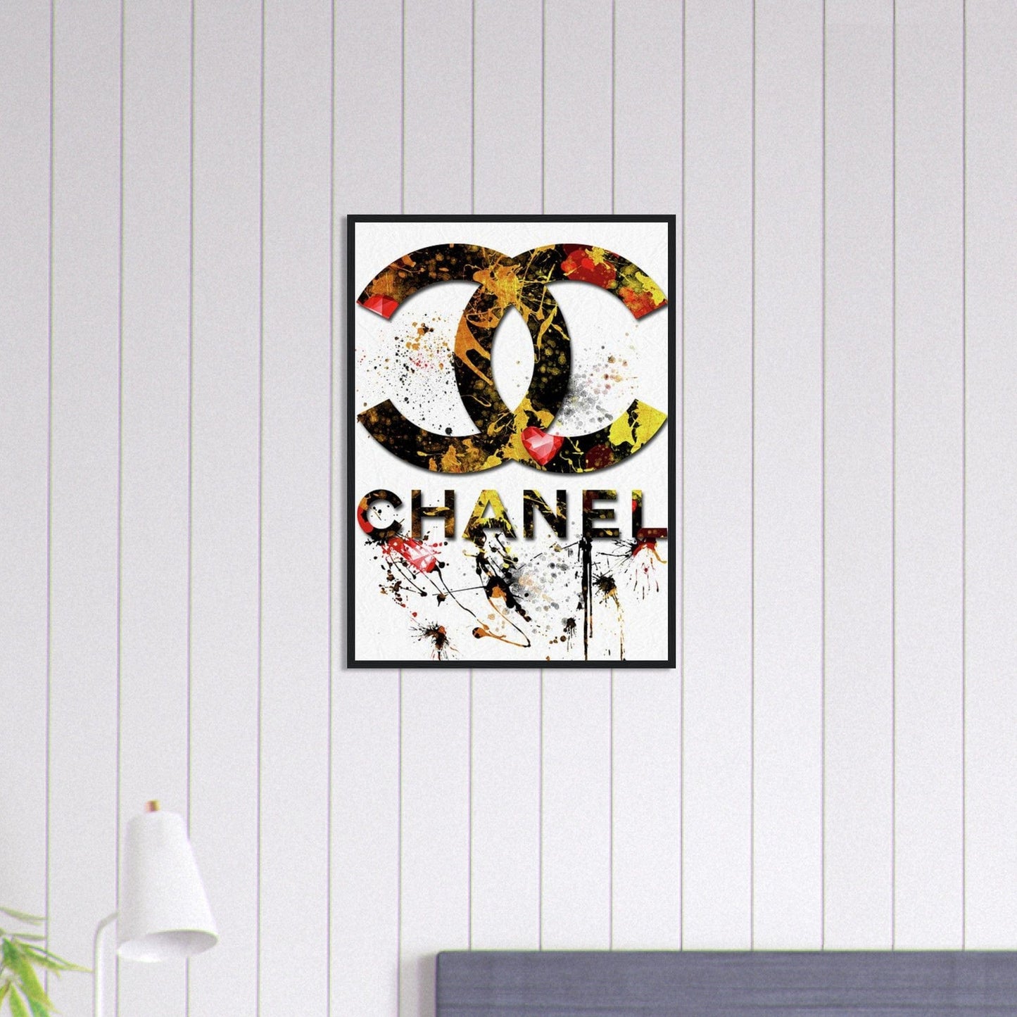 Canvanation Print Material 50x70 cm / 20x28″ Tableau Chanel Numéro 5 Tag Or