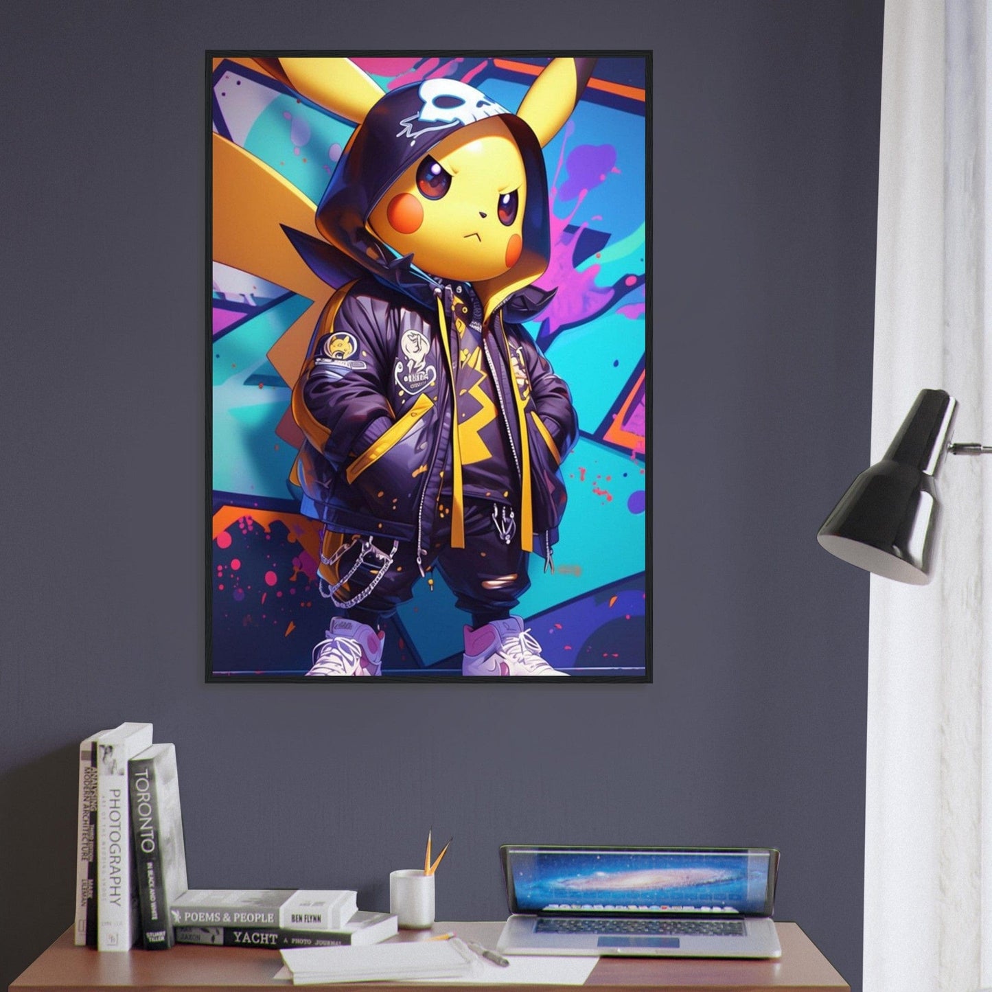 Canvanation Print Material Tableau Pokémon Street Art Pikachu
