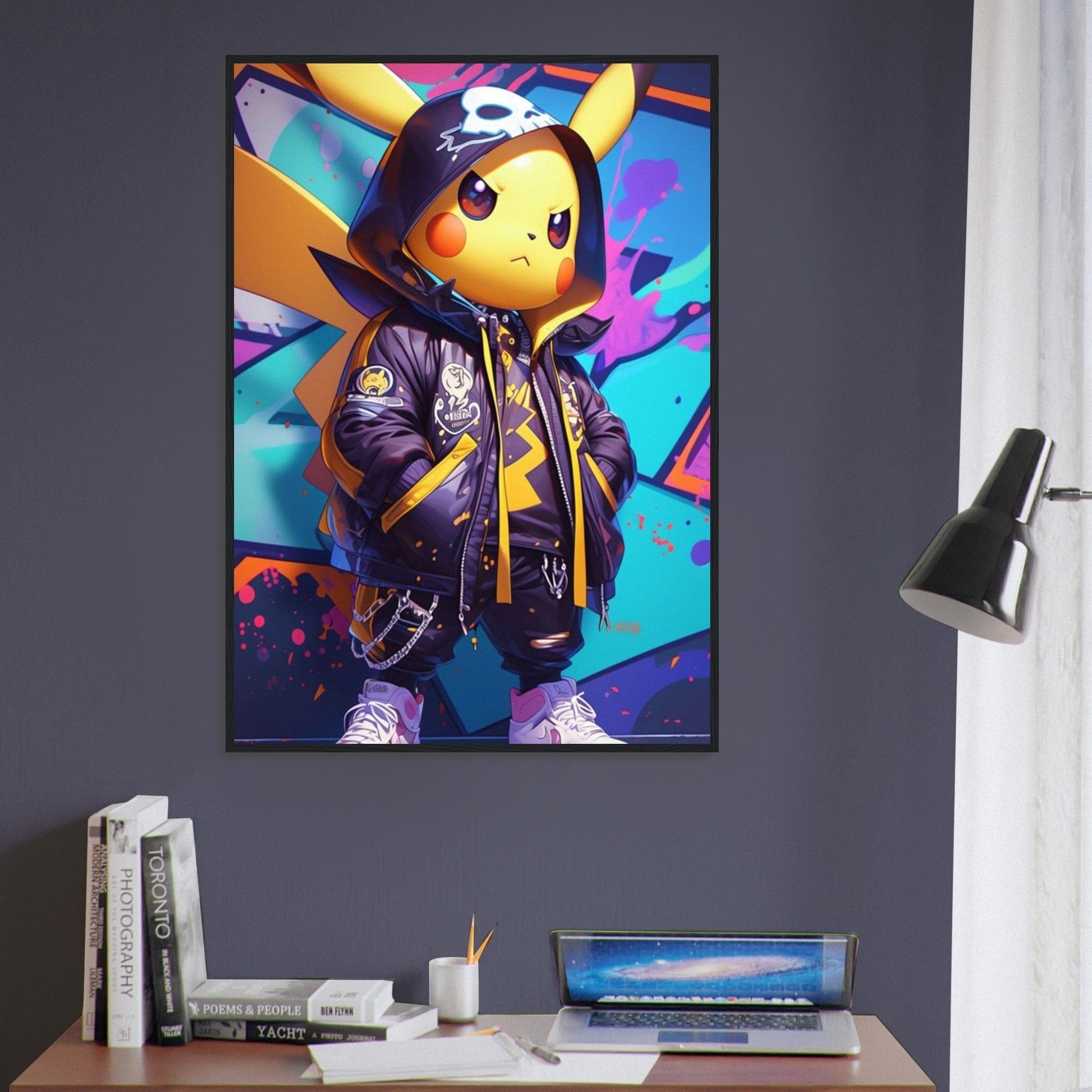 Canvanation Print Material Tableau Pokémon Street Art Pikachu