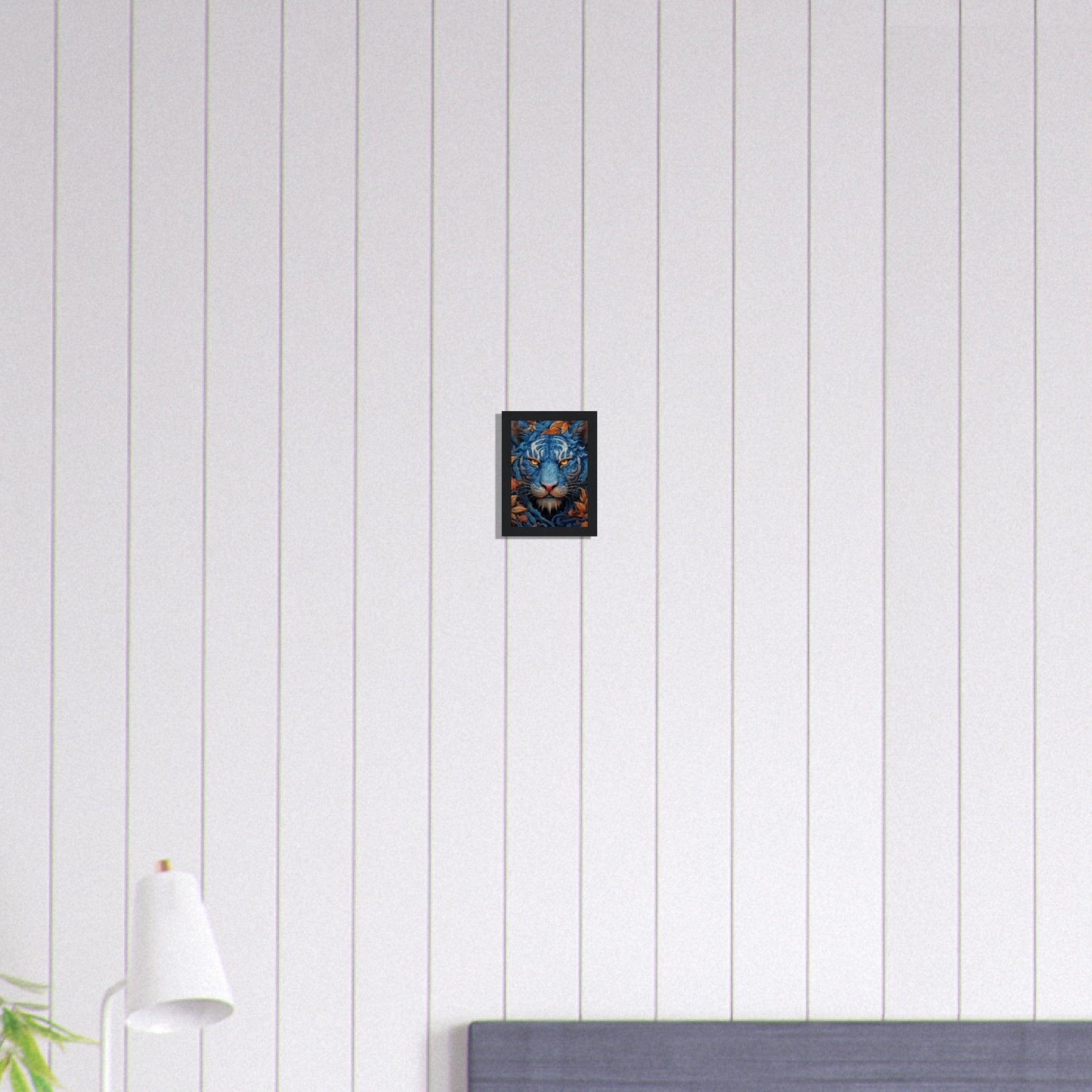 Canvanation Print Material 13x18 cm / 5x7″ Tableau Tigre Bleu
