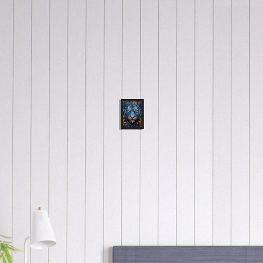 Canvanation Print Material 13x18 cm / 5x7″ Tableau Tigre Bleu