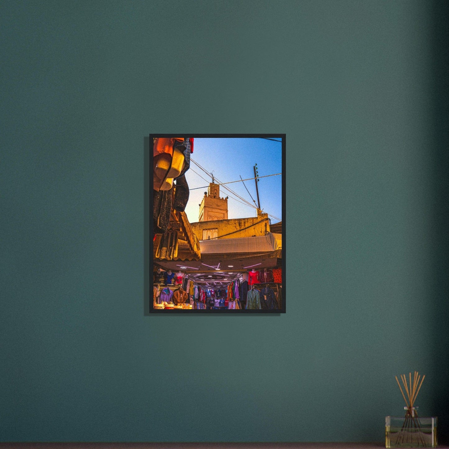 Canvanation Print Material Tableau Style Marocain