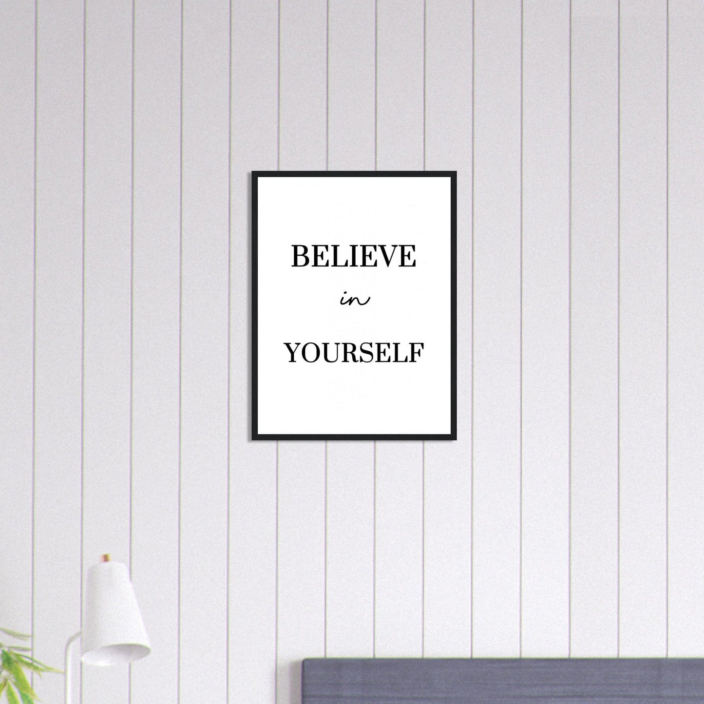 Canvanation Print Material 45x60 cm / 18x24″ Tableau Citation Motivation Crois En Toi