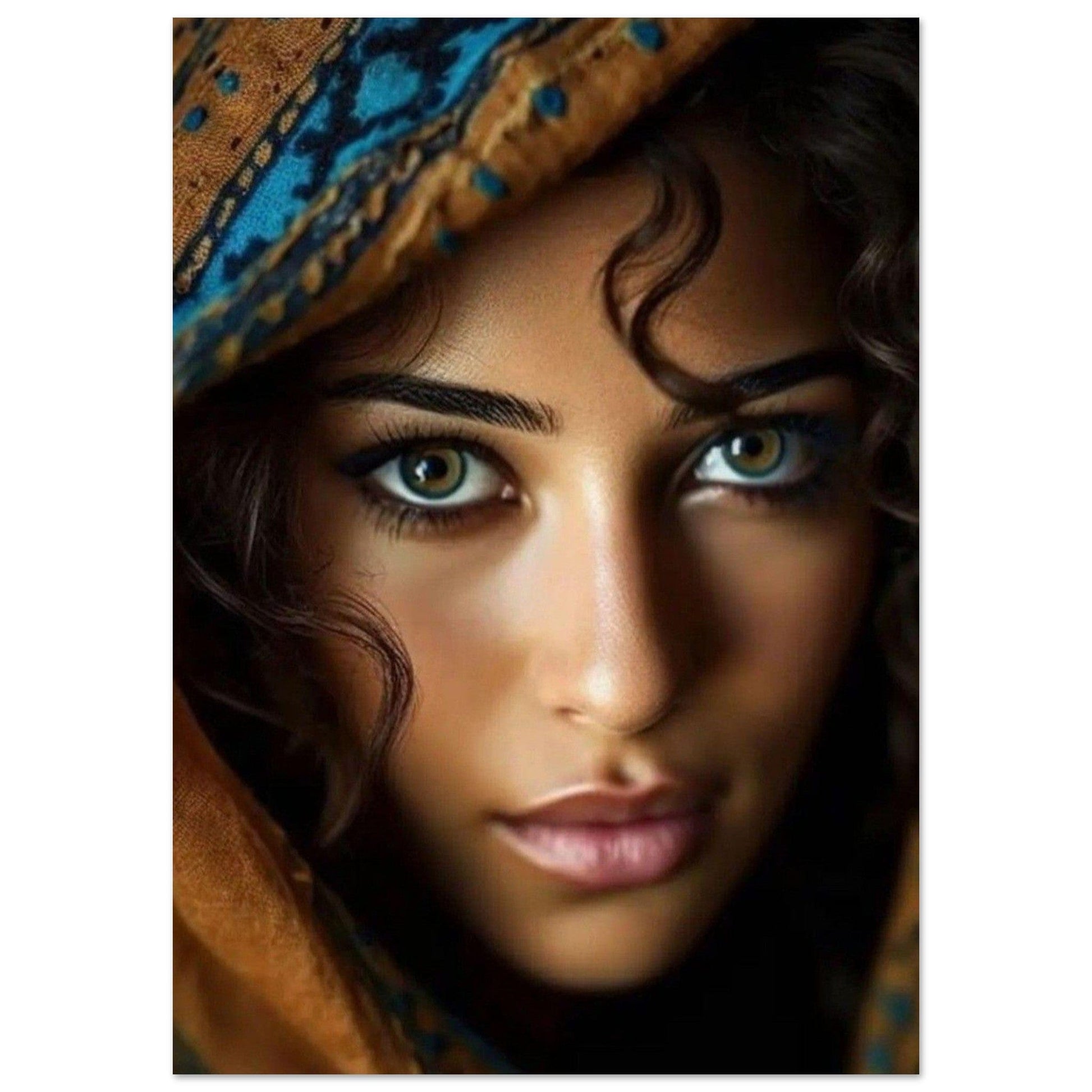 Gelato Print Material A1 (59.4 x 84.1  cm) Portrait Femme Peinture Moderne