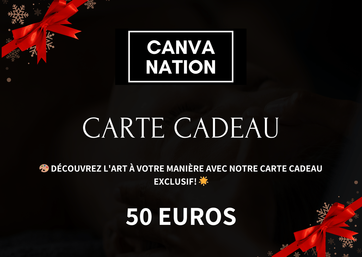 Canvanation 50,00 € Carte Cadeau Canvanation