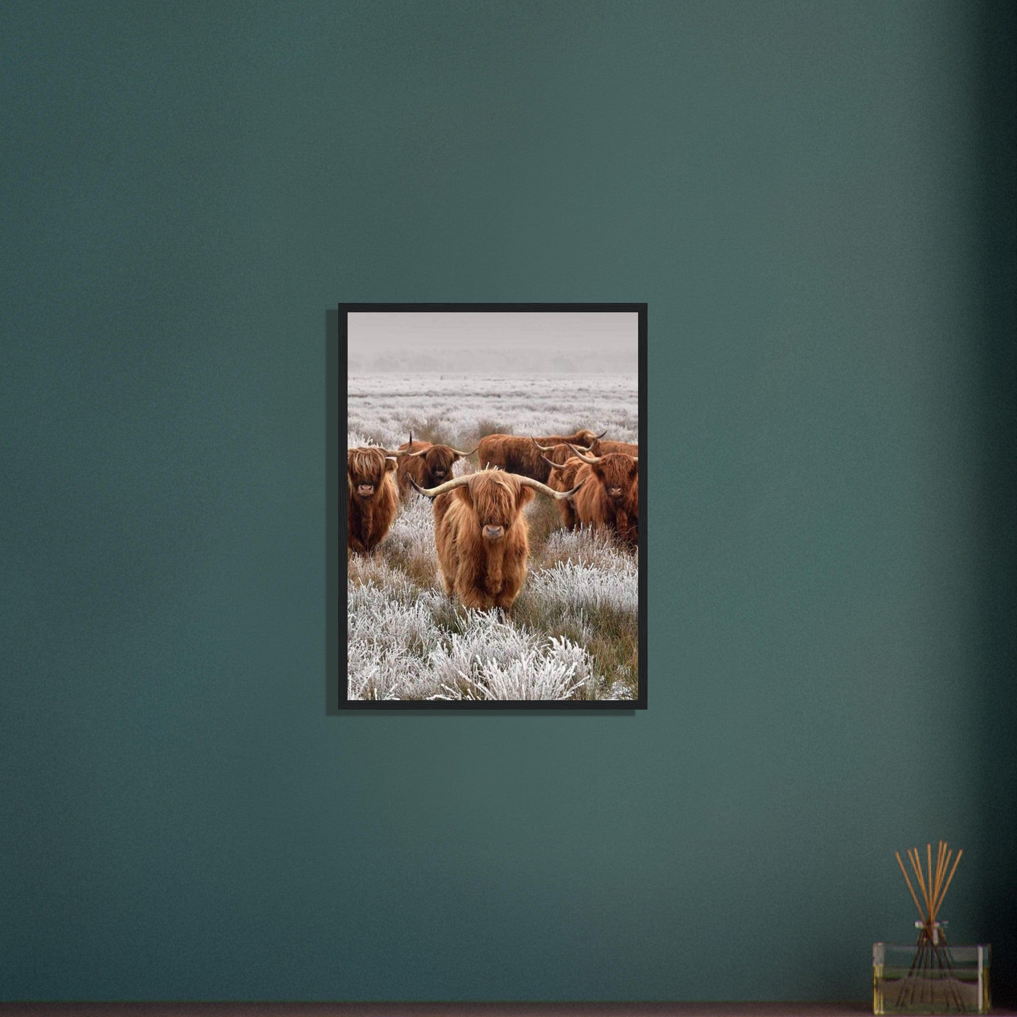 Canvanation Print Material Tableau Vache Couleur