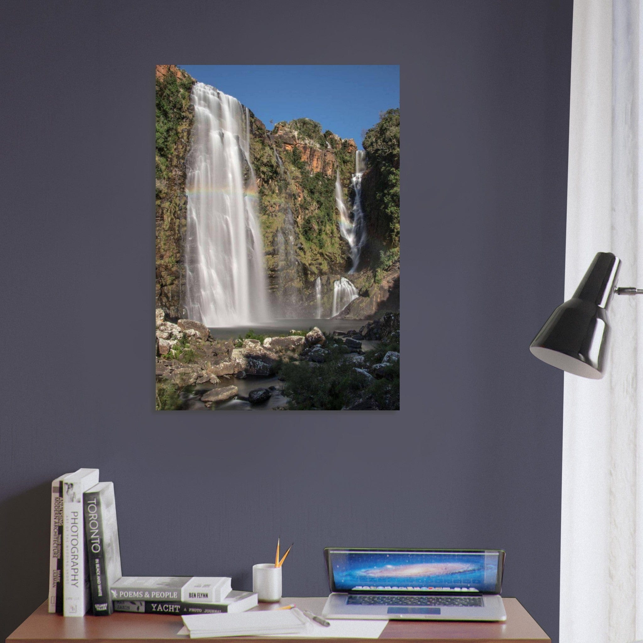 Gelato Print Material Affiche Africaine Chute D'Eau