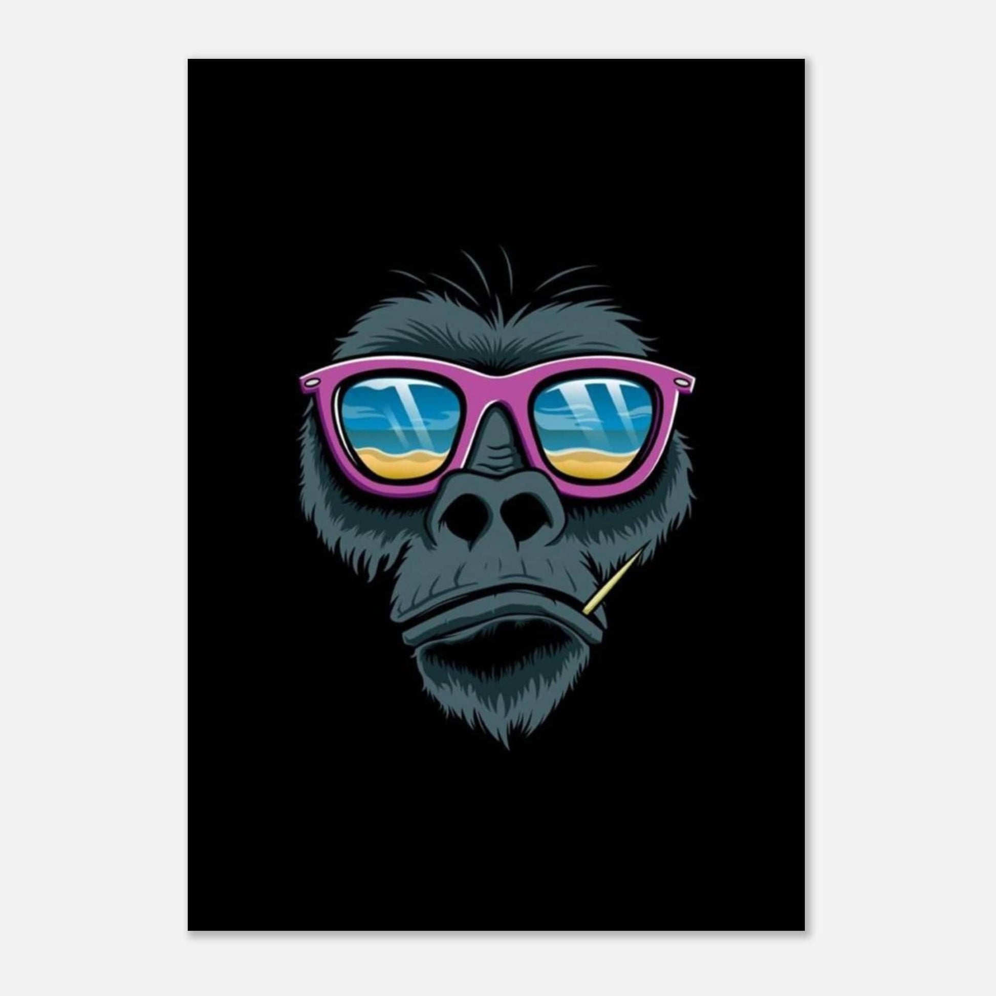Canvanation Print Material Poster Gorille Plage