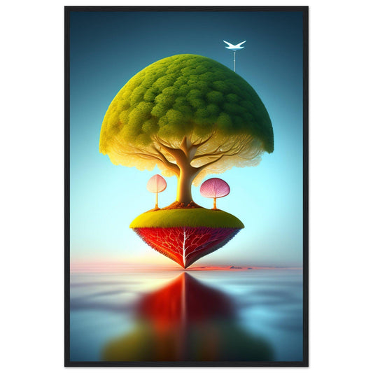 Canvanation Print Material 60x90 cm / 24x36″ Peinture Arbre De Vie Klimt