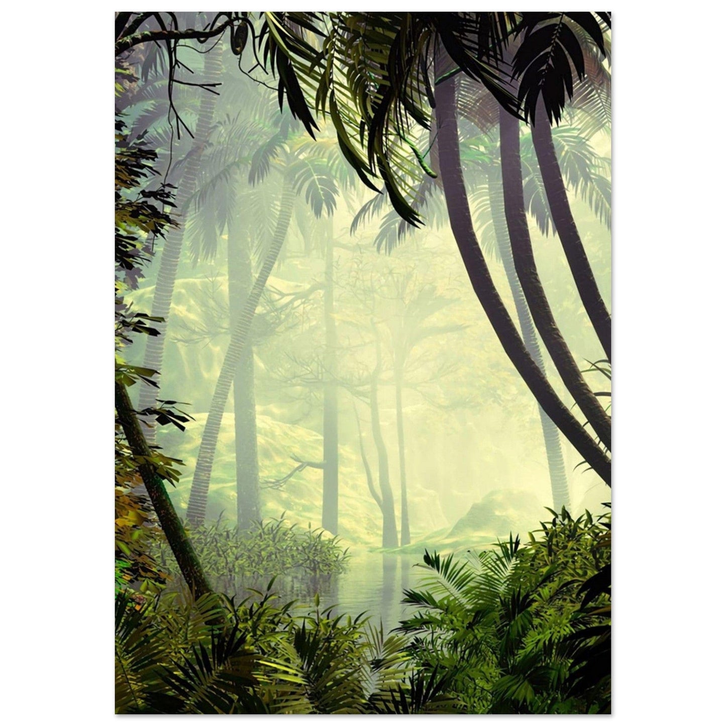 Gelato Print Material A1 (59.4 x 84.1  cm) Affiche La Jungle